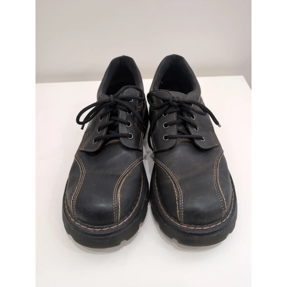 Gotcha Men's Dark Brown Thick Sole Lace-Up Oxford Shoes 12 Eclectic Grandpa